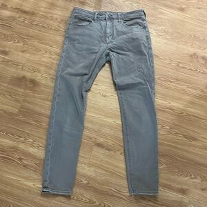 Men’s 34x36 gray American Eagle jeans.  AIRFLEX + athletic Fit.